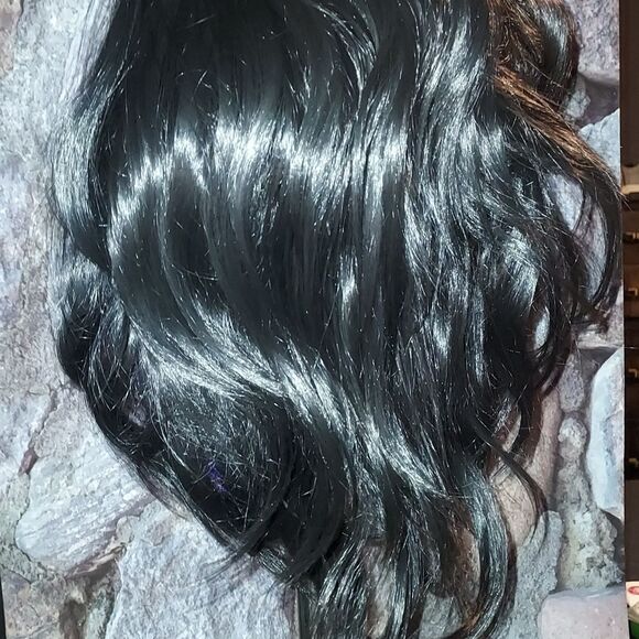 Purple and Black Women's Wig - Picture 2 of 2